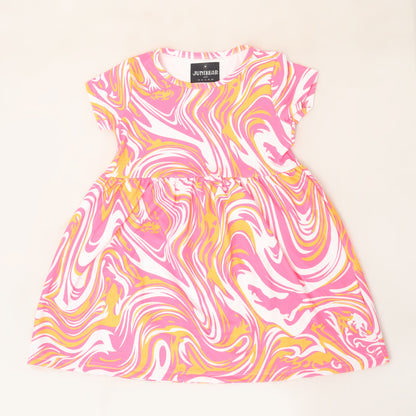 Junibear Pink Marble Dress